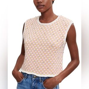 Maje knit vest/top